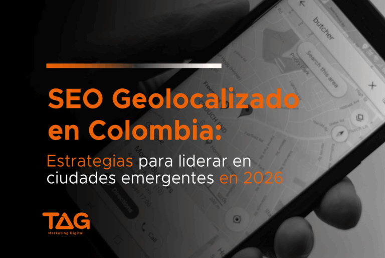 Mapa de Colombia destacando el crecimiento digital en ciudades intermedias 2026