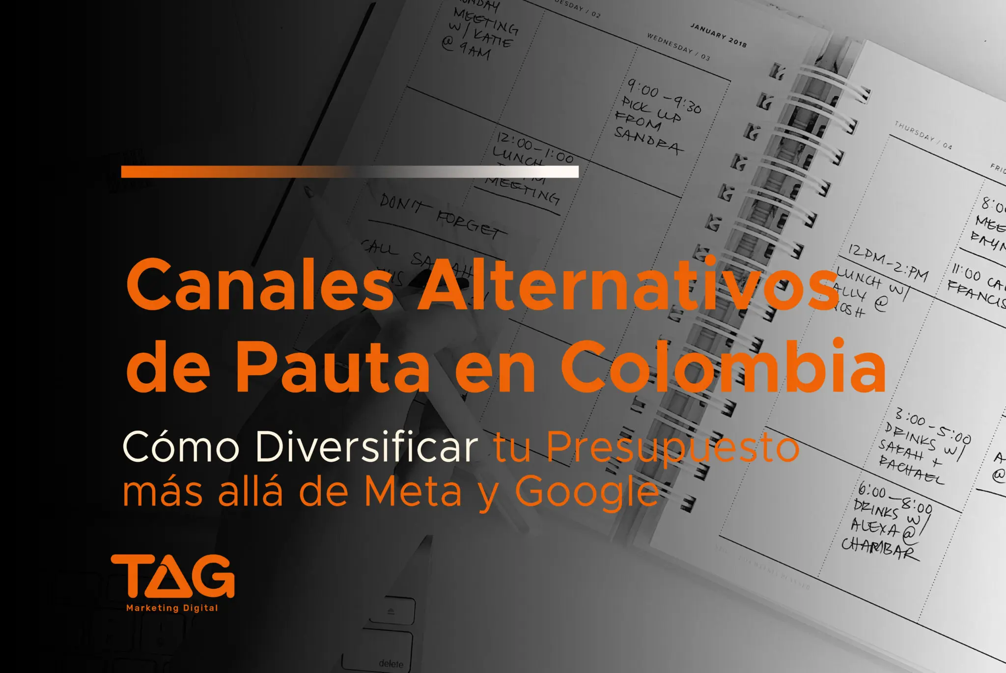 Gráfico comparativo de CPM y CTR entre Meta, TikTok Ads y LinkedIn Ads en el mercado colombiano.